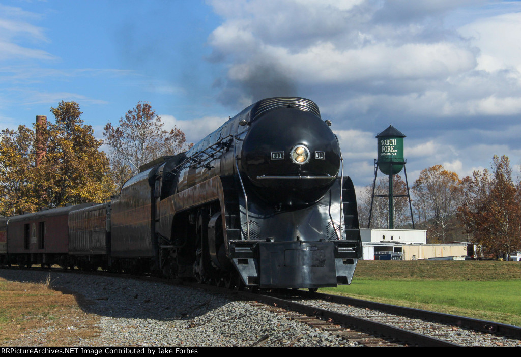 611 Passing the North Fork Lumber Company Water Tower